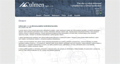 Desktop Screenshot of culmen.sk